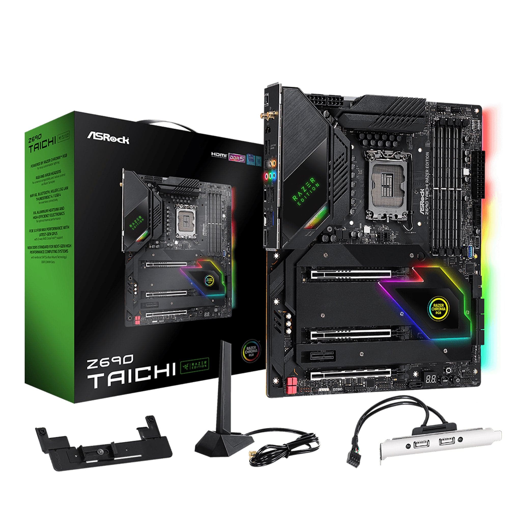 Mainboard ASRock Z690 Taichi Razer Edition DDR5 | LGA 1700, ATX, 4 khe RAM