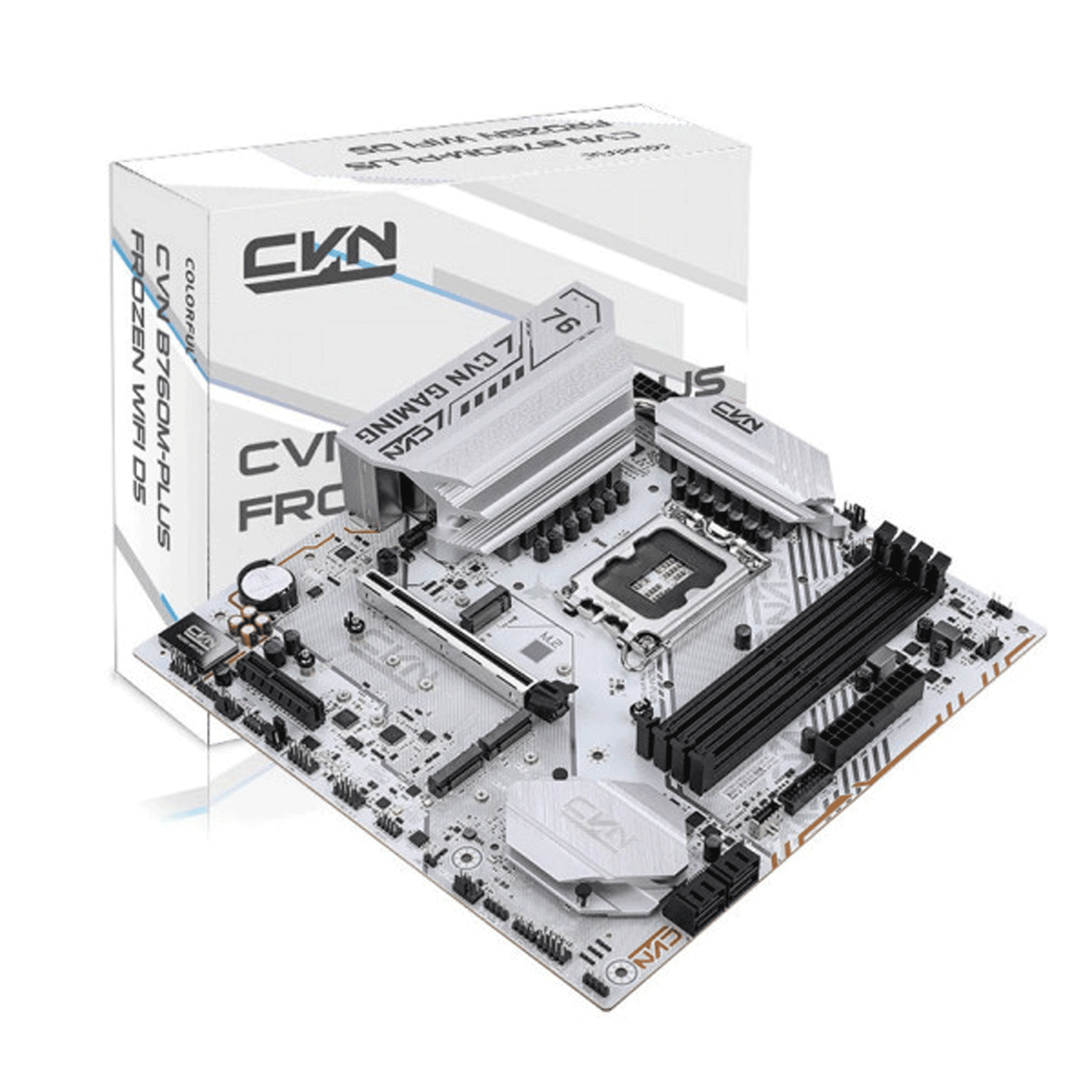 Mainboard Colorful CVN B760M Frozen Wifi Plus V20 Wifi DDR5 | LGA 1700, mATX, 4 khe RAM