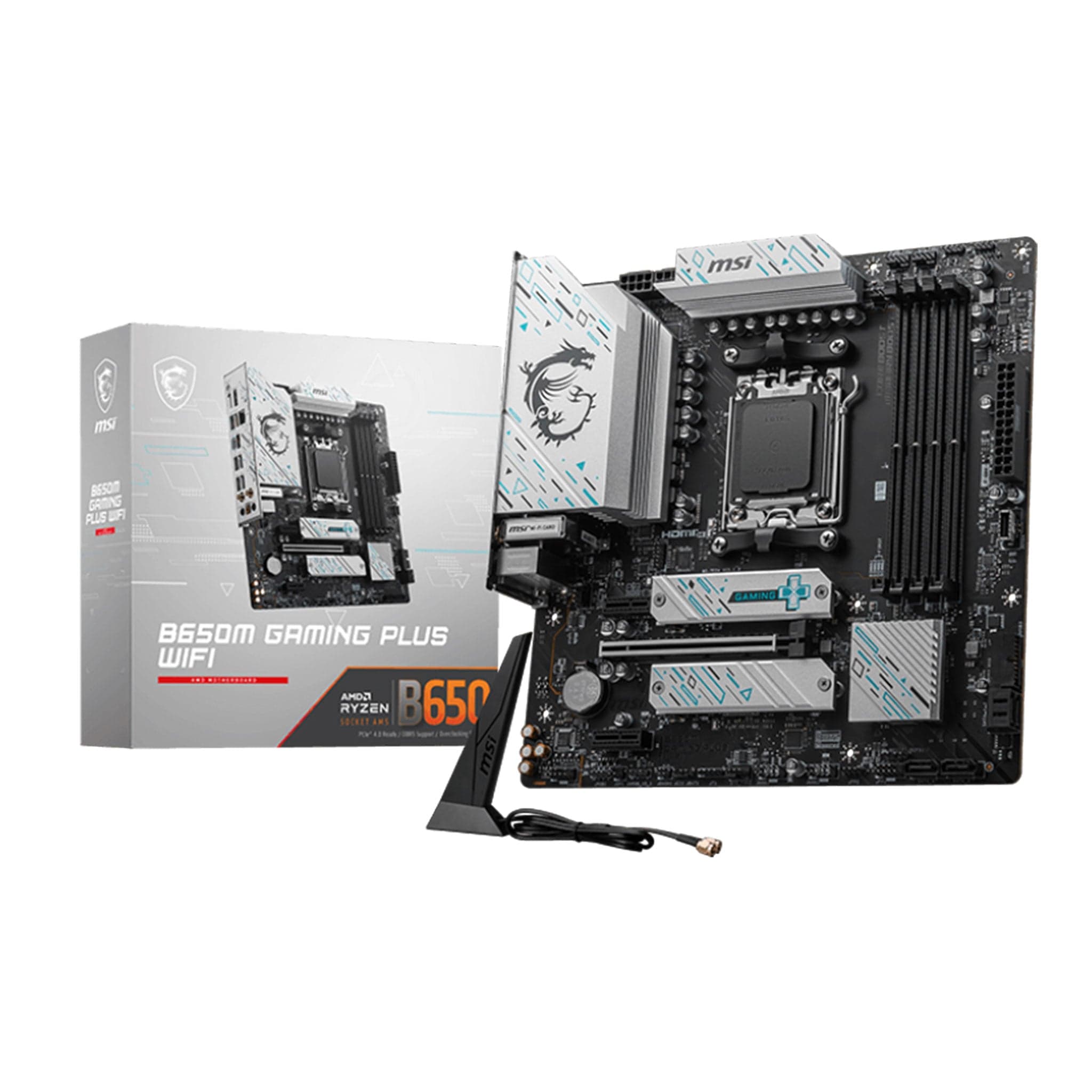 Mainboard MSI B650M Gaming Plus Wifi DDR5 | AM5, mATX, 4 khe RAM