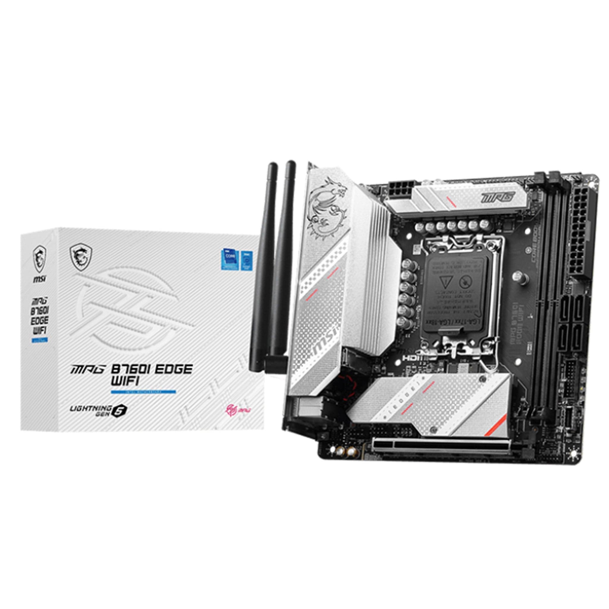 Mainboard MSI MPG B760I EDGE Wifi DDR5 | LGA 1700, Mini-ITX, 2 khe RAM