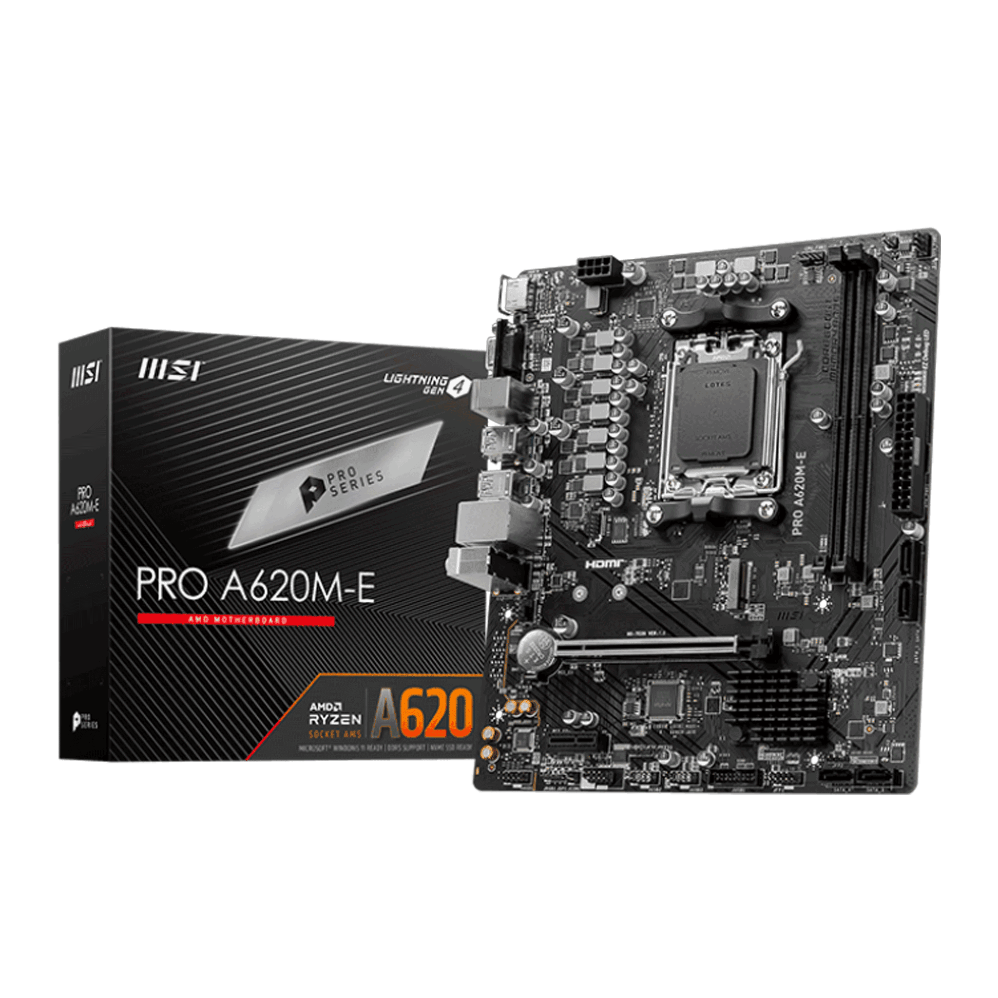 Mainboard MSI PRO A620M-E DDR5 | AM5, mATX, 2 khe RAM