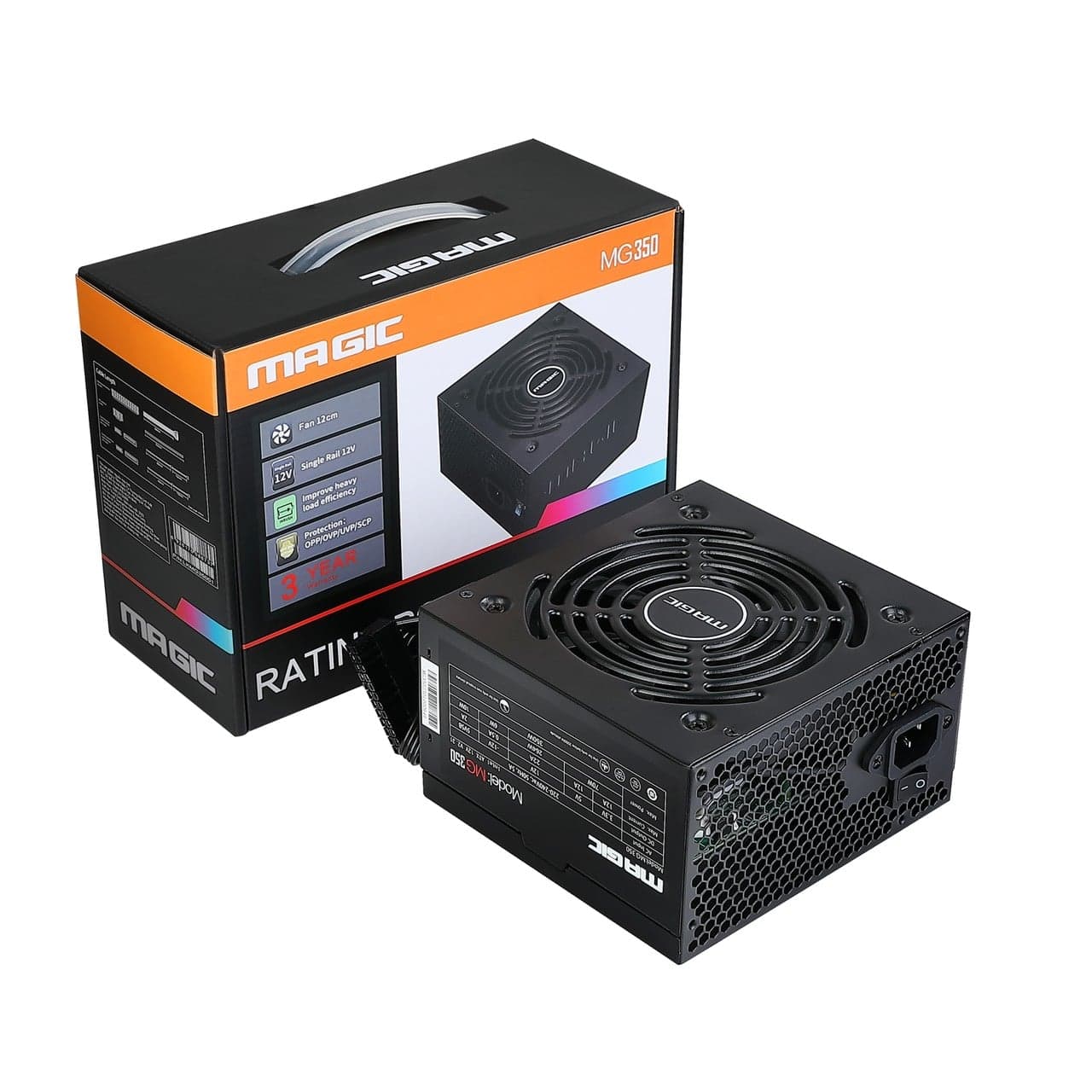 Nguồn máy tính Văn Phòng Magic Mg-350 | Non Modular