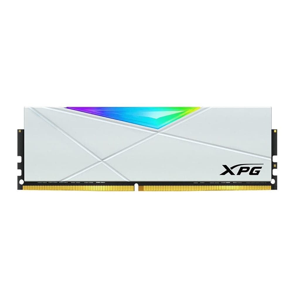 RAM PC XPG Spectrix D50 16GB RGB DDR4 White | (1x16GB), 3200MHz, Intel/AMD AX4U320016G16A-SW50