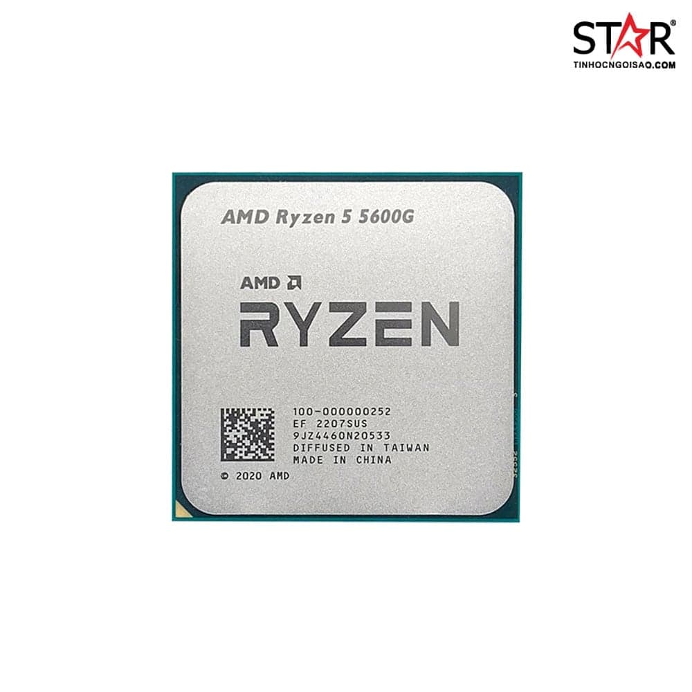 CPU AMD Ryzen 5 5600G Cũ | AM4, 6 nhân/12 luồng, Max 4.4 GHz