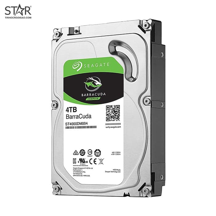 Ổ cứng HDD Seagate BarraCuda 4TB | SATA III, 3.5" (ST4000DM004)