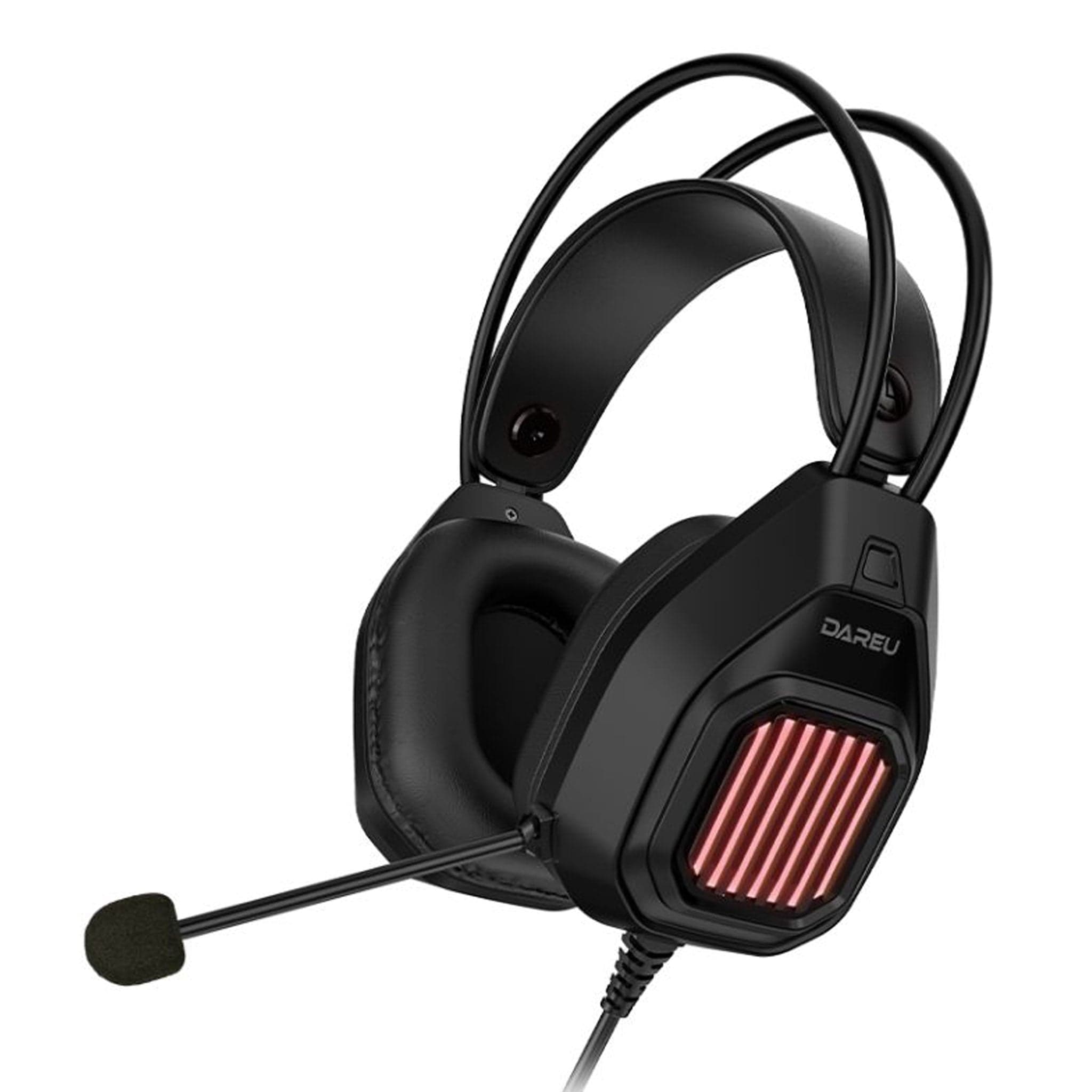 Tai nghe Gaming Dare-U EH406 | Có dây, Over-ear, Multi LED, Đen