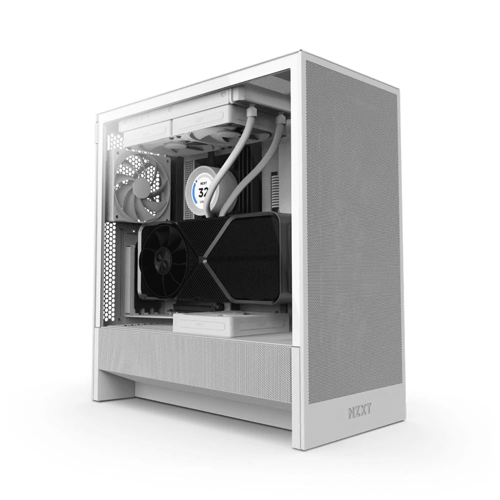 Thùng máy Case NZXT H5 Flow White V2 (CC-H52FW-01)