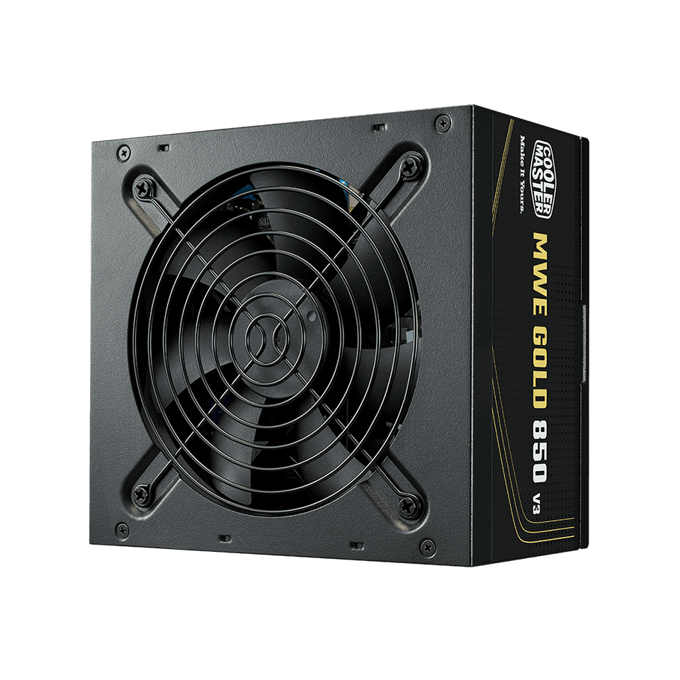 Nguồn máy tính Cooler Master MWE 850W Gold V3 (MPE-8506-ACAG-BEU) (Cáp Liền) Atxb.1 | Non Modular, ATX