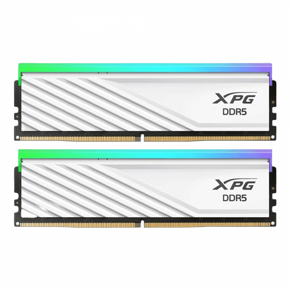 RAM PC XPG Lancer Blade 32GB RGB DDR5 White | (2x16GB), 6000MHz, Intel/AMD
