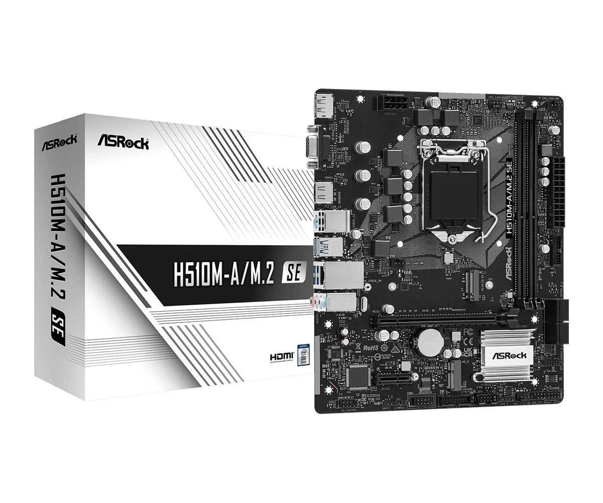 Mainboard ASRock H510M-A/M.2 SE DDR4 | LGA 1200, mATX, 2 khe RAM