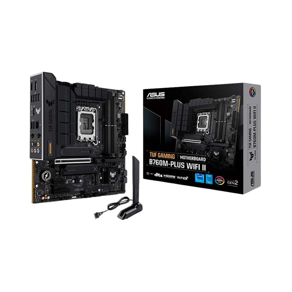 Mainboard ASUS TUF Gaming B760M-PLUS II Wifi DDR5 | LGA 1700, mATX, 4 khe RAM