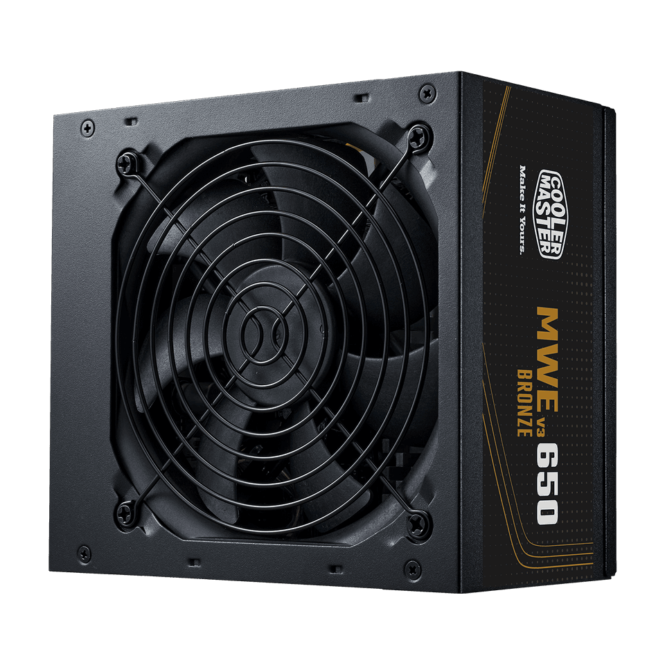 Nguồn máy tính Cooler Master MWE 650W Bronze V3 230V (MPE-6501-ACABW-3BEU) | Non Modular, ATX