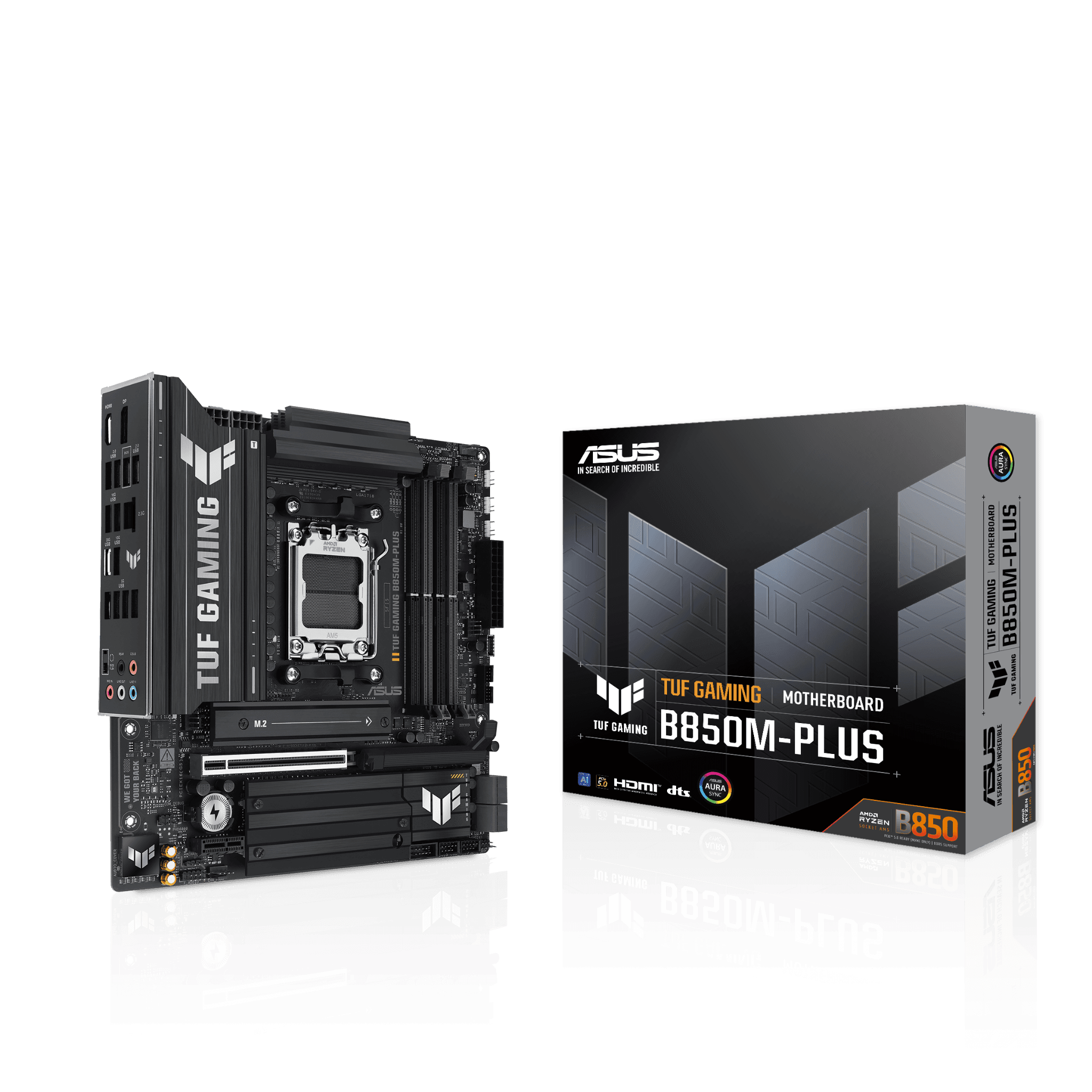 Mainboard ASUS TUF Gaming B850M-PLUS DDR5 | AM5, mATX, 4 khe RAM