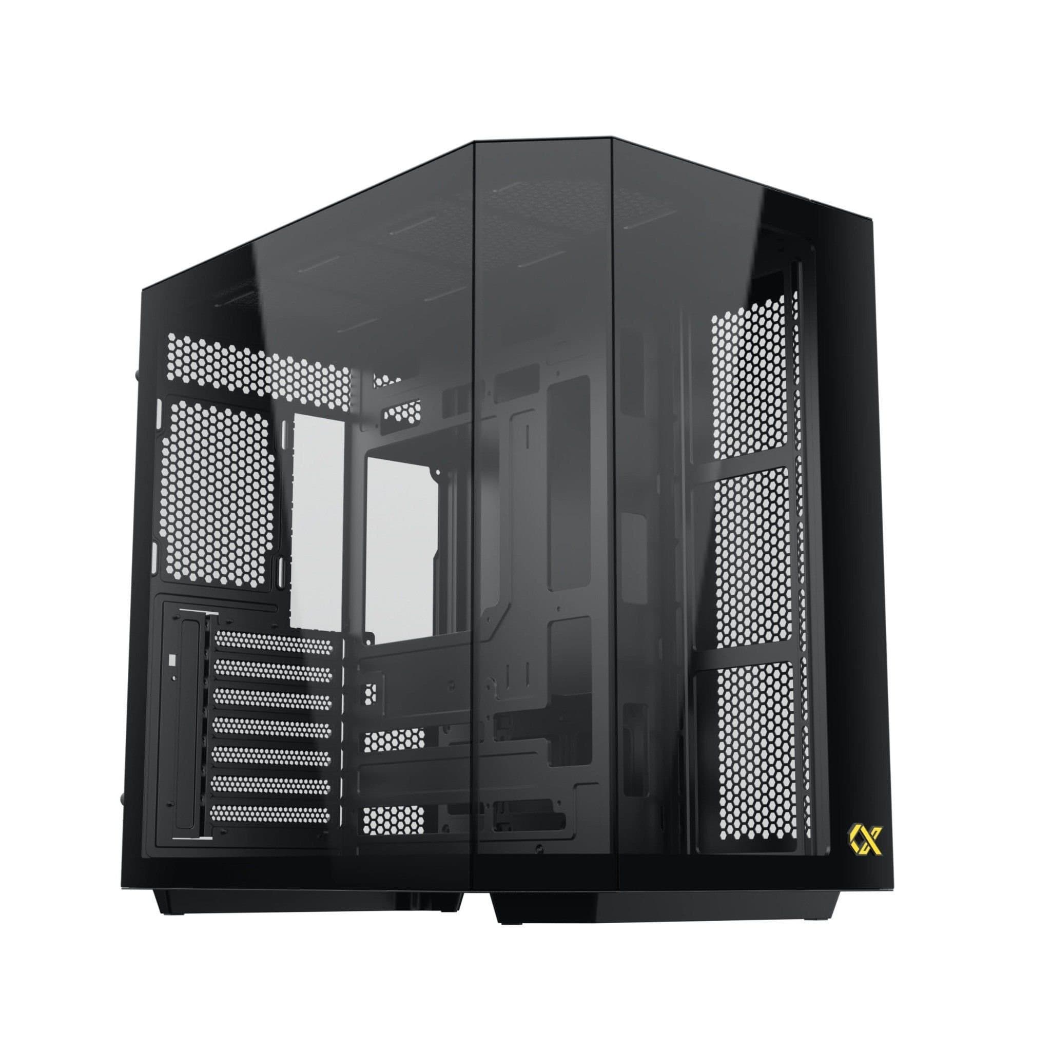 Thùng máy Xigmatek CUBI II - Black | E-ATX, BTF Design, không fan QSD