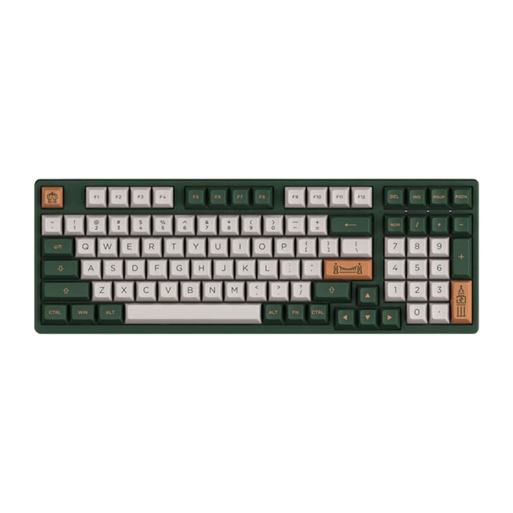 Bàn phím cơ gaming Akko 3098 RF World Tour London | Wireless, Fullsize, Linear Switch, Hồng