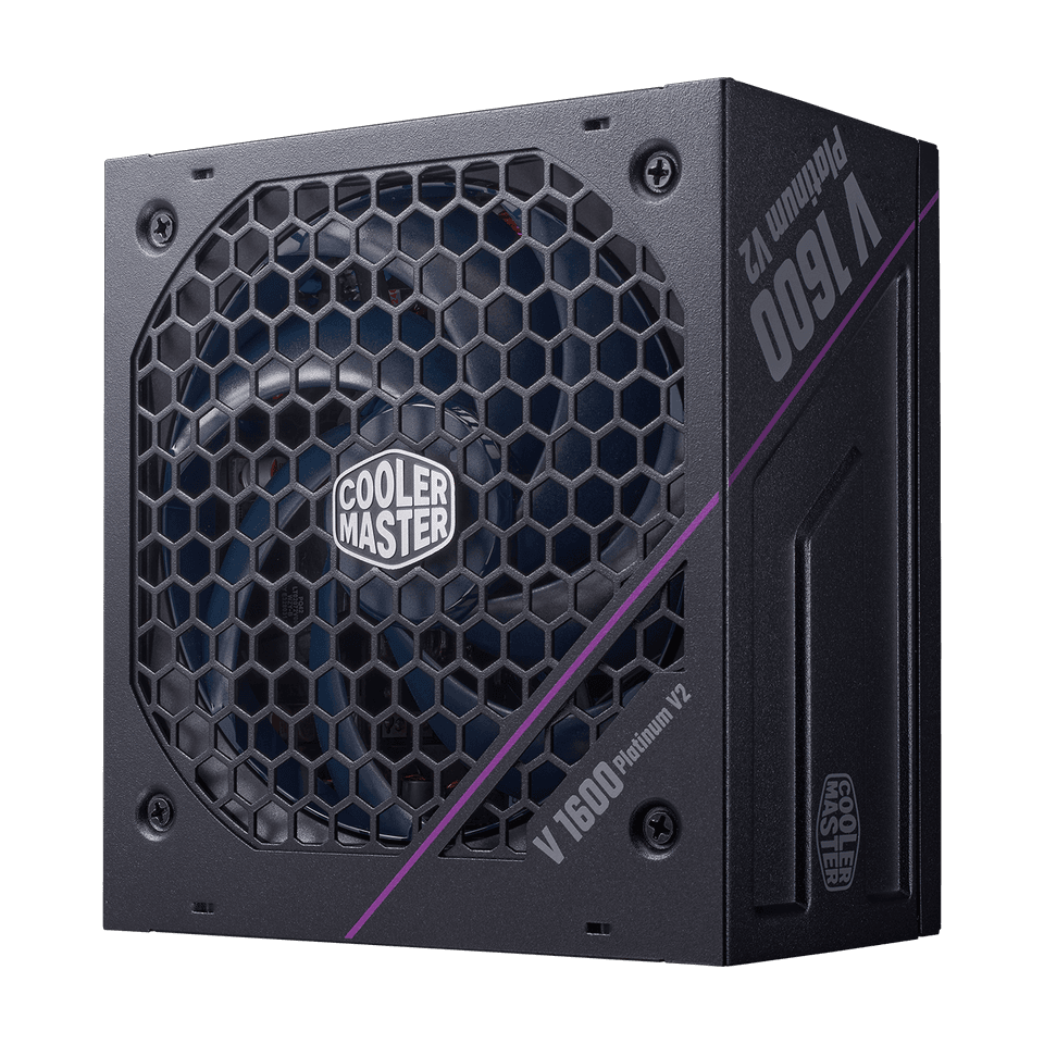 Nguồn máy tính Cooler master V1600W V2 80 Plus Platinum (MPZ-G002-AFAP) BH 120T - Đen | Full Modular, ATX