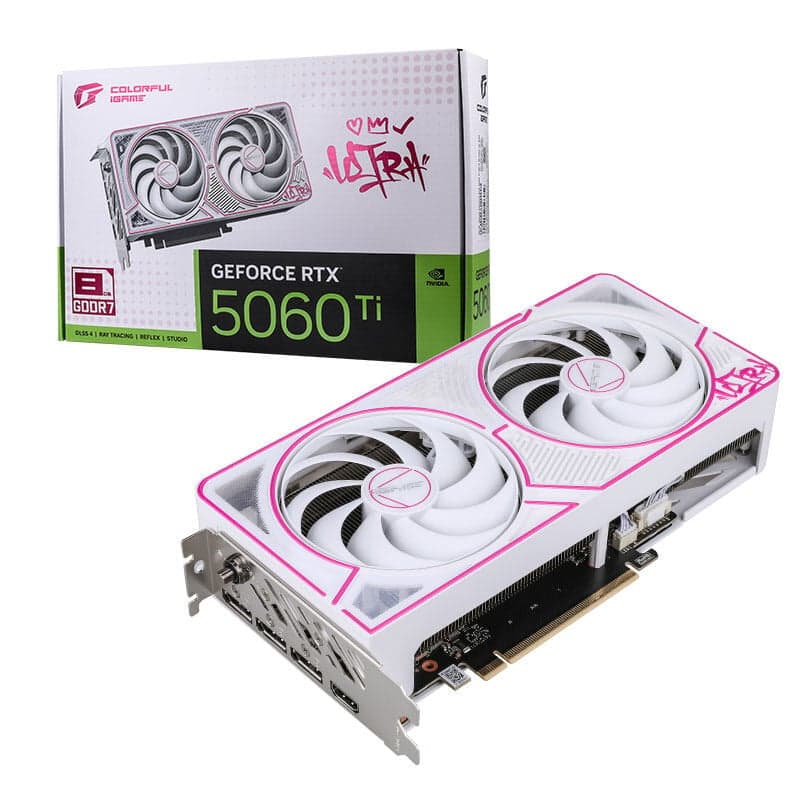 Card màn hình NVIDIA GeForce RTX 5060 Ti Colorful iGame Ultra W DUO OC | 8GB GDDR7, 4608 CUDA, 600W