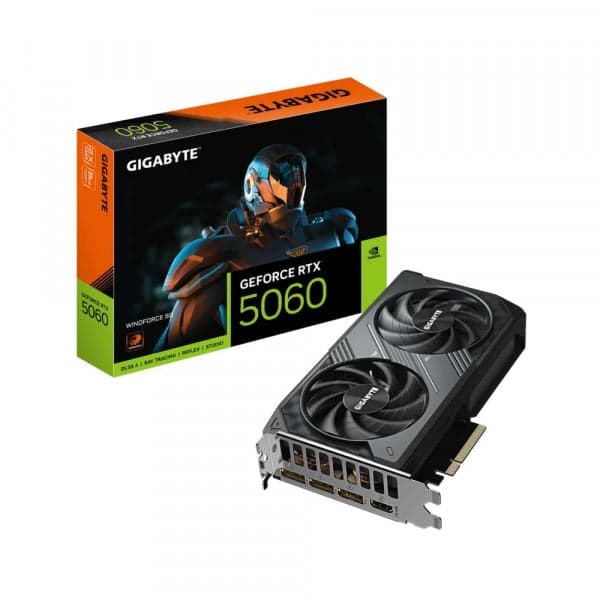 Card màn hình NVIDIA GeForce RTX 5060 Gigabyte WINDFORCE | 8GB GDDR7, 3840 CUDA, 450W