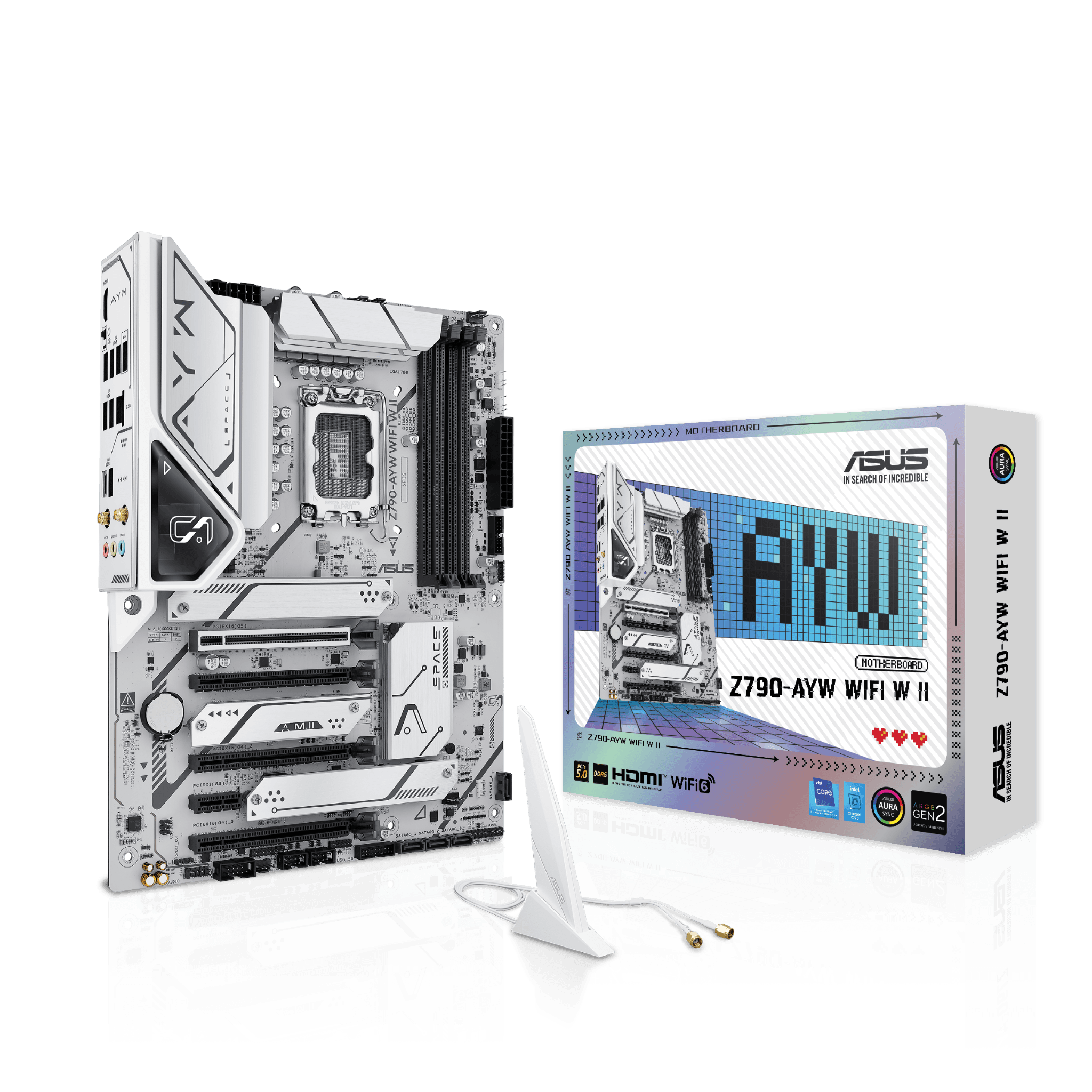 Mainboard ASUS Z790 AYW W II Wifi DDR5 | LGA 1700, ATX, 4 khe RAM