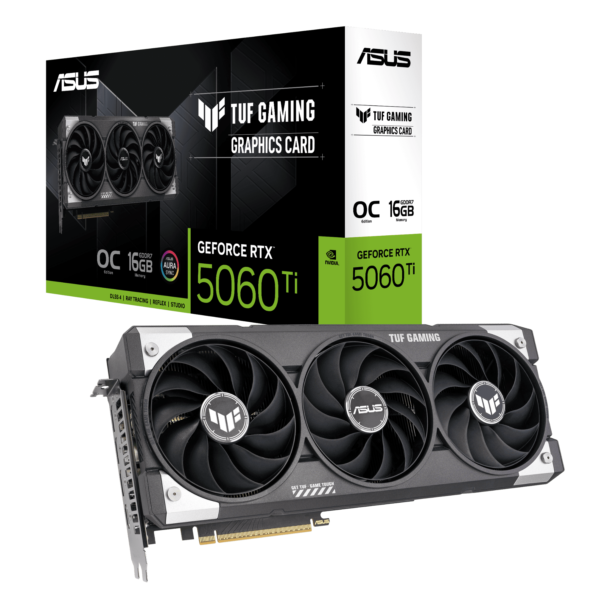 Card màn hình NVIDIA GeForce RTX 5060 Ti ASUS TUF Gaming OC | 16GB GDDR7, 4608 CUDA, 550W