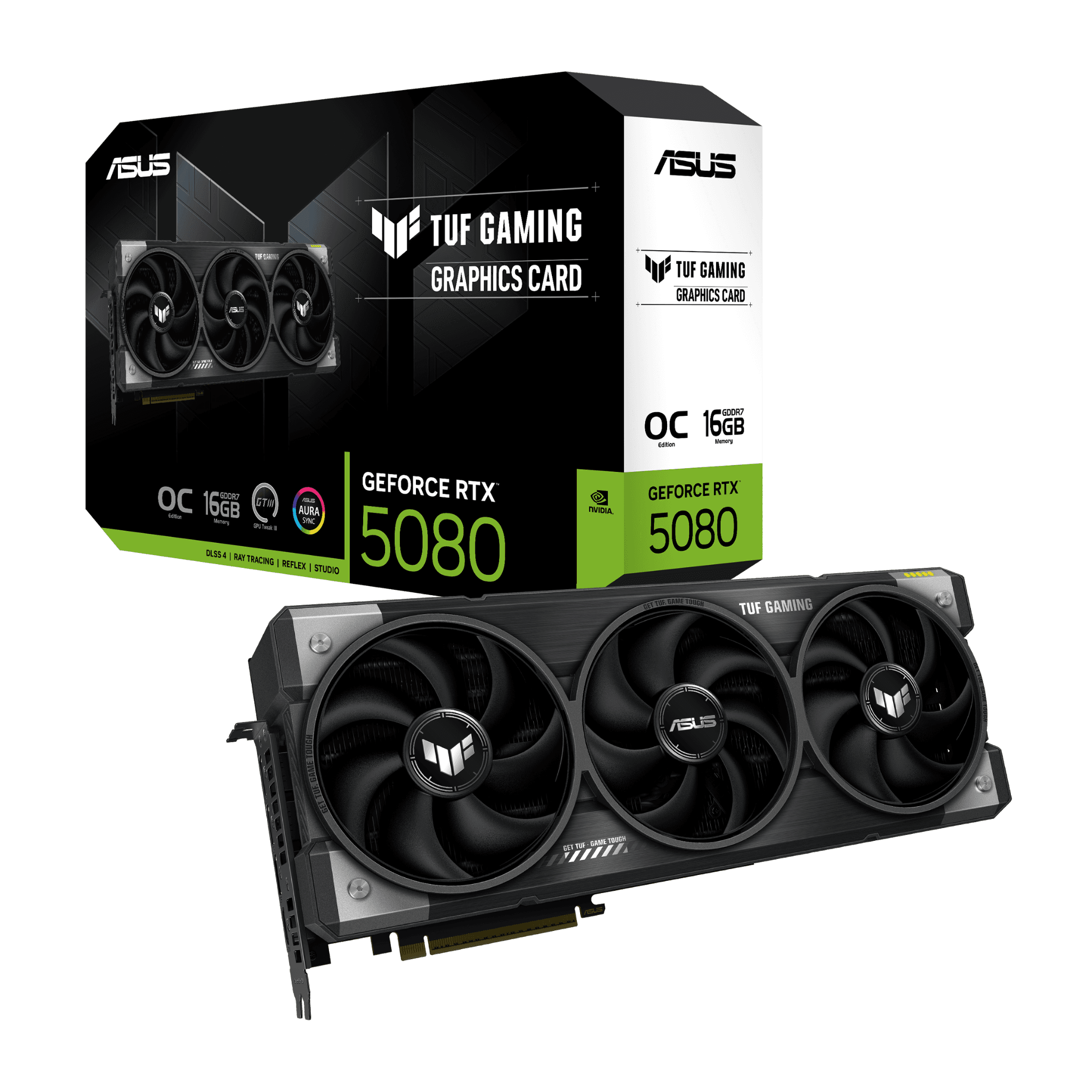 Card màn hình NVIDIA GeForce RTX 5080 ASUS TUF Gaming OC | 16GB GDDR7, 10752 CUDA, 850W