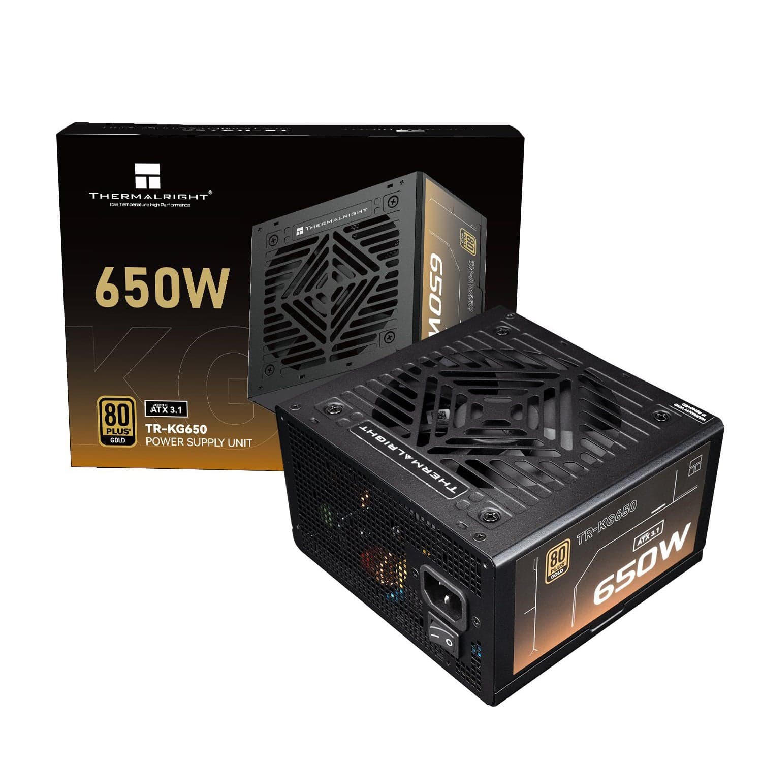Nguồn máy tính Thermalright KG-650 80 Plus Gold Pcie5.1 - Đen | Full Modular, ATX