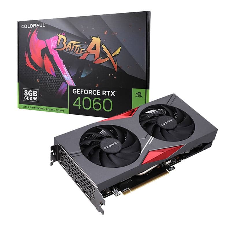 Card màn hình NVIDIA GeForce RTX 4060 Colorful DUO | 8GB GDDR6, 3072 CUDA, 550W