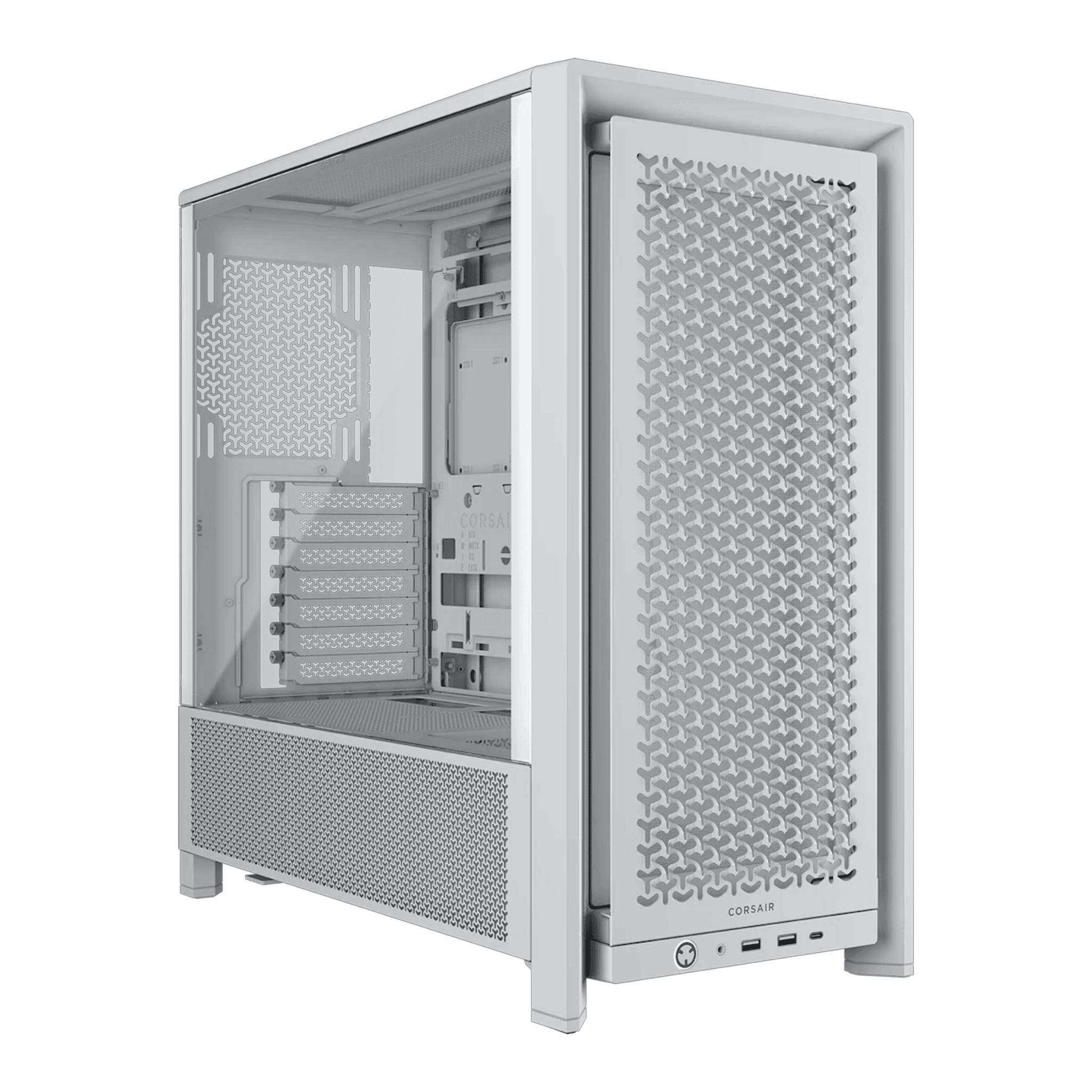 Thùng máy Corsair Frame 4000D Modular Mid Tower - White (CC-9011291-WW)