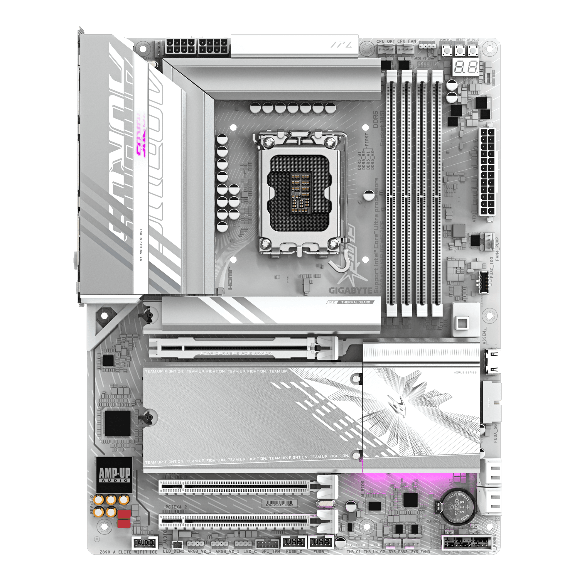 Mainboard Gigabyte Z890 AORUS Elite ICE Wifi | LGA1851, ATX, 4 khe RAM
