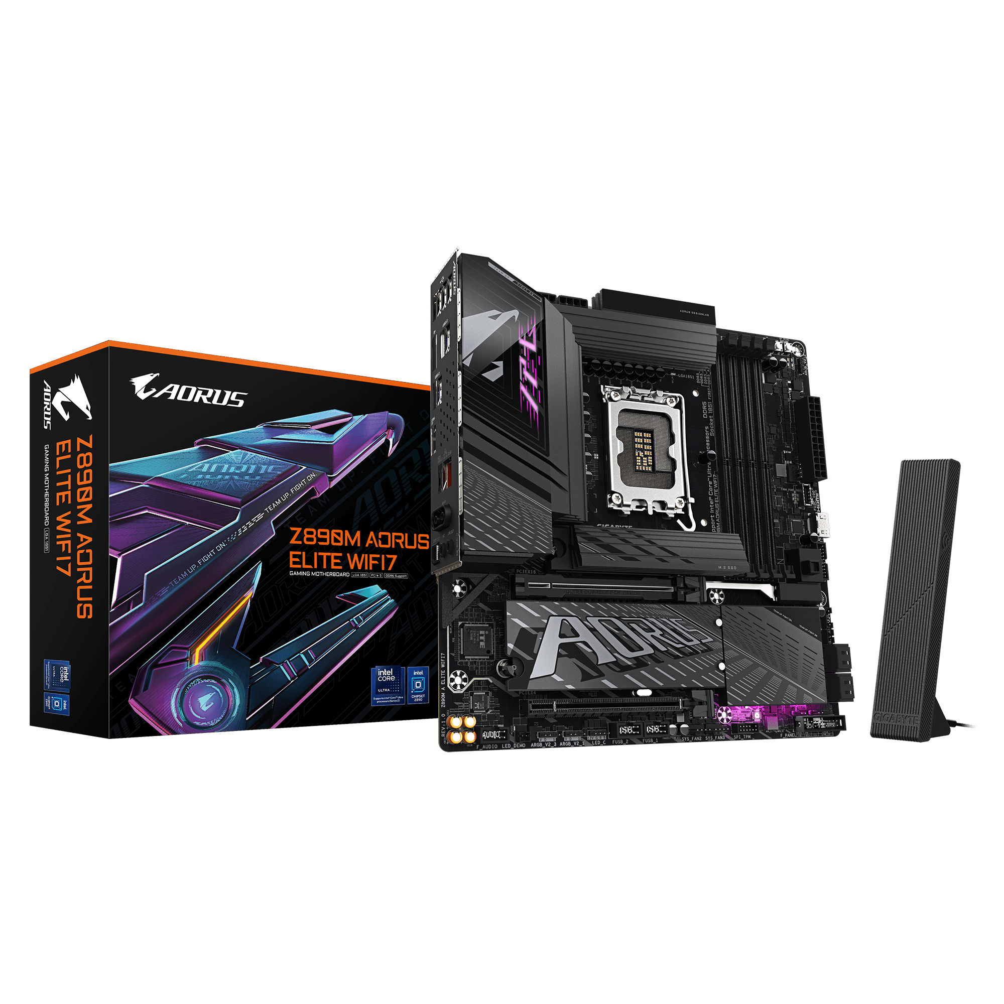 Mainboard Gigabyte Z890M AORUS Elite Wifi DDR5 | LGA 1851, mATX, 4 khe RAM